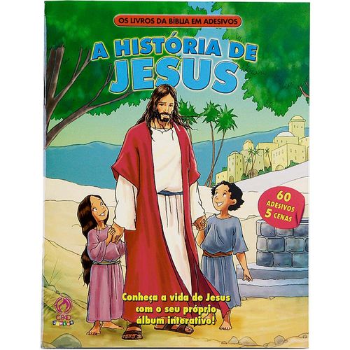Livros da Bíblia em Adesivos A História de Jesus