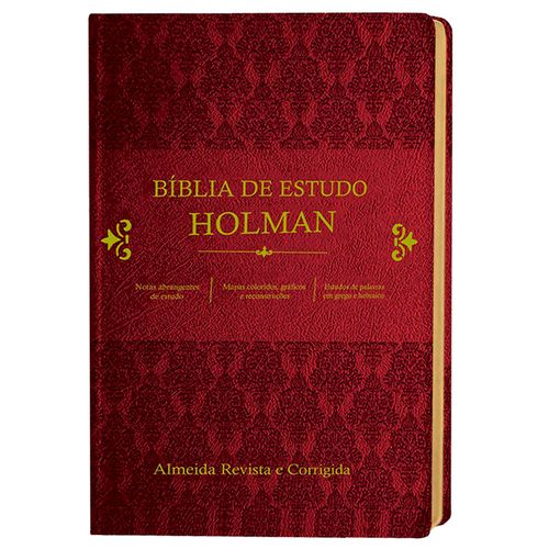 Bíblia de Estudo Holman Vinho