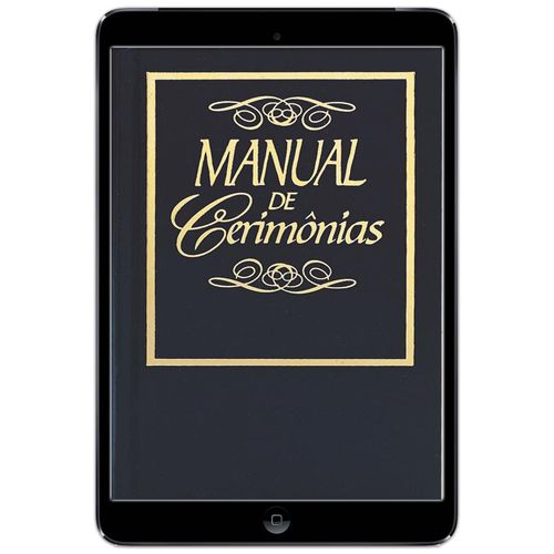 E-Book  Manual de Cerimônias