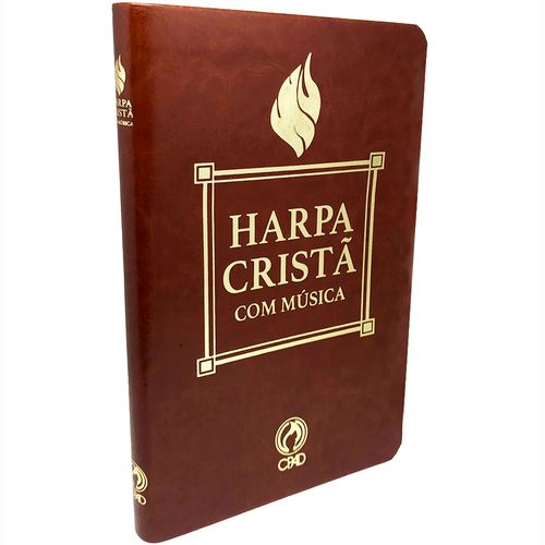 Harpa Cristã Com Música GDE Marrom