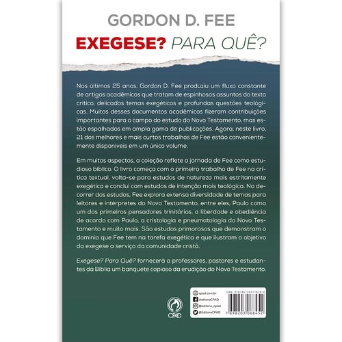 Exegese? Para quê?