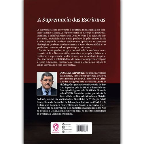 A Supremacia das Escrituras