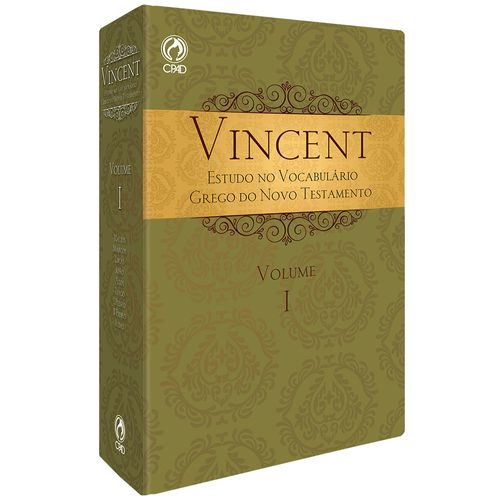 Vincent - Estudo no Vocabulário Grego do Novo Testamento Vol. I (Brochura)