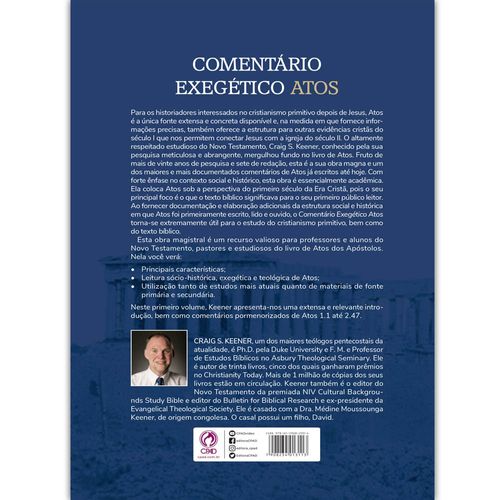 Comentário Exegético Atos – Volume 01