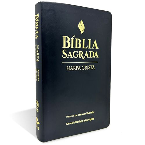 Bíblia Grande Harpa Cristã Luxo Letra Grande Preta