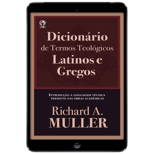 E-Book Dicionário de Termos Teológicos Latinos e Gregos