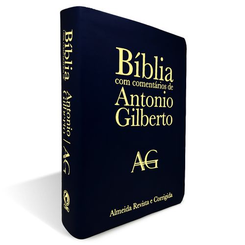 Bíblia com Comentários de Antonio Gilberto Grande Luxo Preta