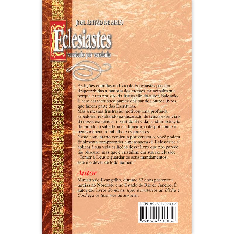 Eclesiastes---Versiculo-Por-Versiculo