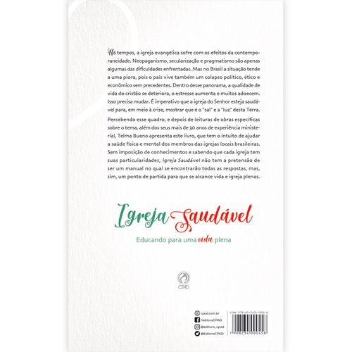 Igreja Saudável - Educando para uma vida plena