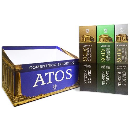 Kit Atos (volumes 2, 3 e 4) + BOX