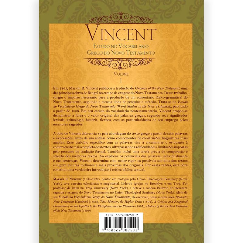 Vincent---Estudo-no-Vocabulario-Grego-do-Novo-Testamento-Vol.-I--Brochura-