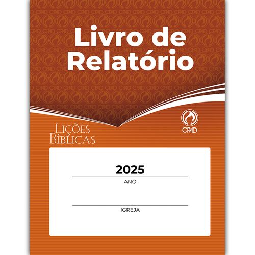 Livro de Relatório para Escola Dominical