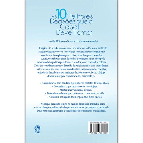 As 10 Melhores Decisões que o Casal deve Tomar