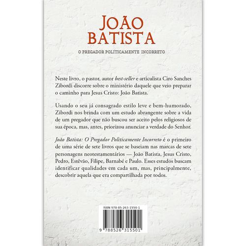 João Batista: O pregador politicamente incorreto