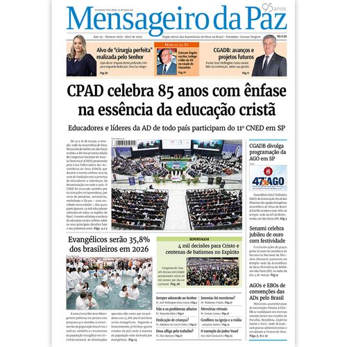 Jornal Mensageiro da Paz Abril 2025