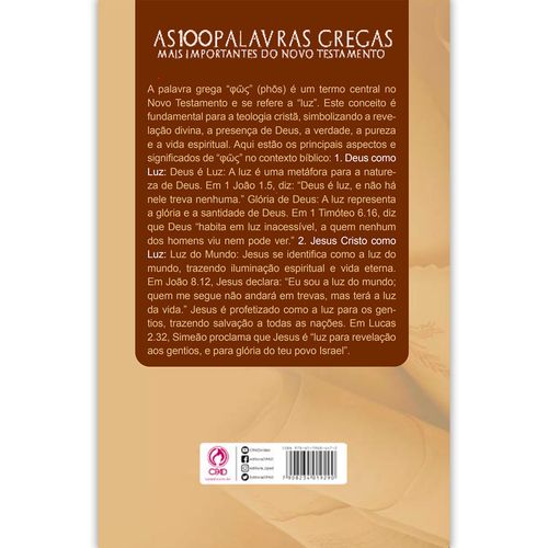 As 100 Palavras Gregas Mais Importantes do Novo Testamento