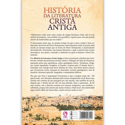 História da Literatura Cristã Antiga