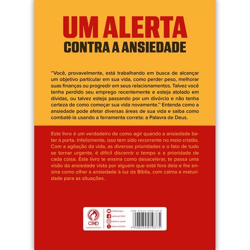 Um Alerta Contra a Ansiedade