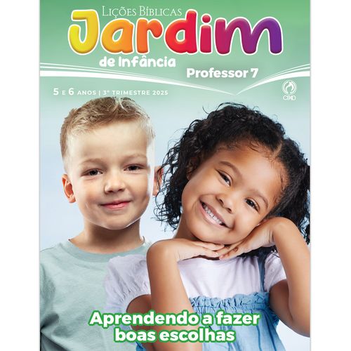 Lições Bíblicas Jardim de Infância Professor 3º Tr. 2025