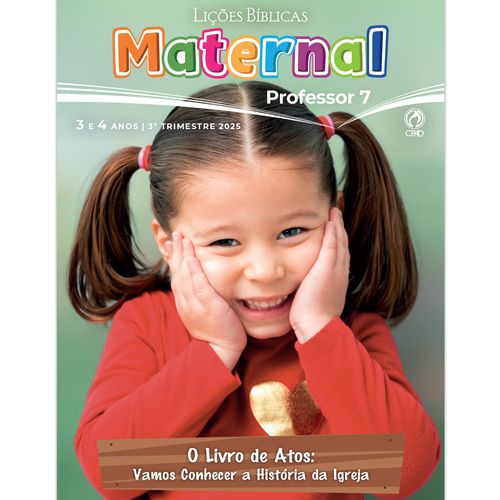 Lições bíblicas Maternal Professor 3º Tr. 2025