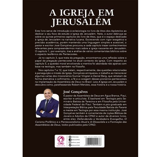 A Igreja em Jerusalém (Livro de Apoio Adulto)