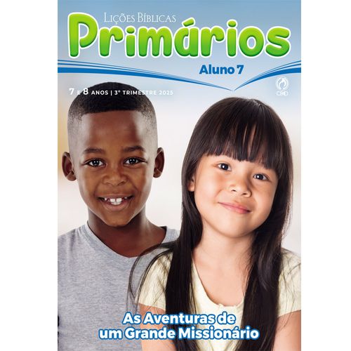 Lições Bíblicas Primários Aluno 3º Tr. 2025