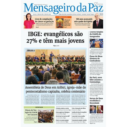 Jornal Mensageiro da Paz Jul 2025