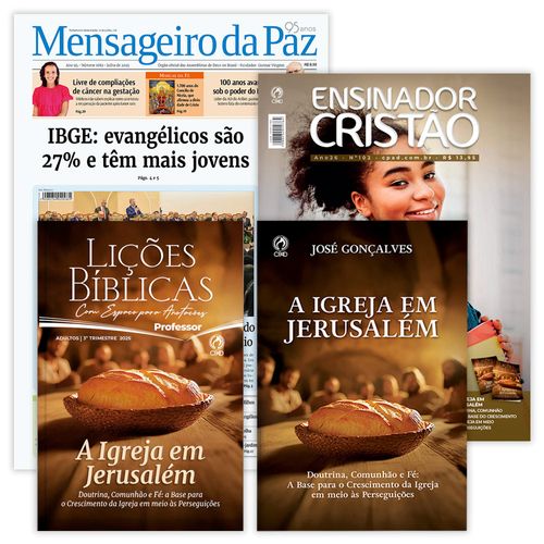 Kit do Professor de Adultos Capa Dura Julho