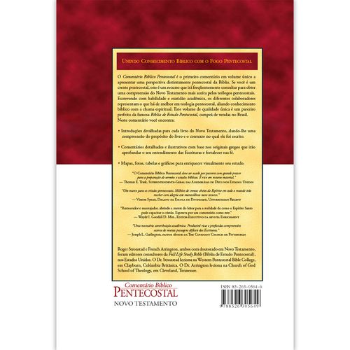 Comentário Bíblico Pentecostal Novo Testamento