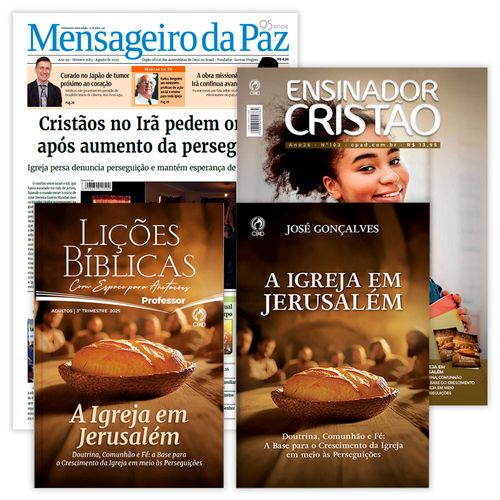 Kit do Professor de Adultos Capa Dura Agosto