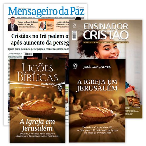 Kit do Professor Adultos Agosto