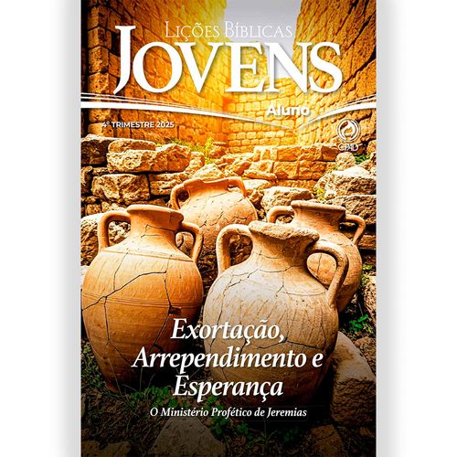 Lições Bíblicas Jovens Aluno 4º Tr. 2025