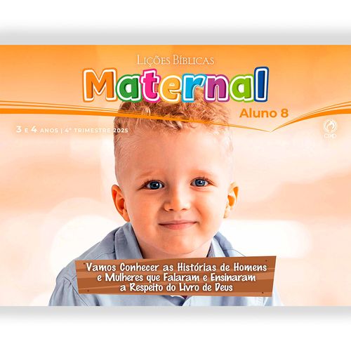 Lições Bíblicas Maternal Aluno 4º Tr. 2025