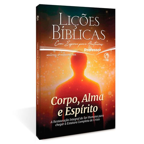 Lições Bíblicas Adultos Professor Capa Dura Anotações 4º Tr. 2025