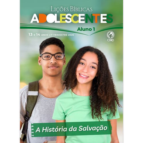 Lições Bíblicas Adolescentes Aluno 1º Tr. 2026