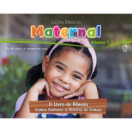 Lições Bíblicas Maternal Aluno 1º Tr. 2026