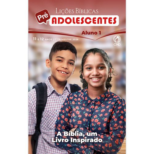 Lições Bíblicas Pré-Adolescentes Aluno 1º Tr. 2026