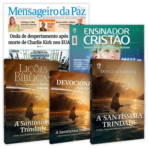 Kit do Professor de Adultos Capa Dura - 1º Trim 2026