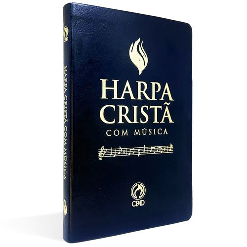 Harpa Cristã Com Música Grande Preta