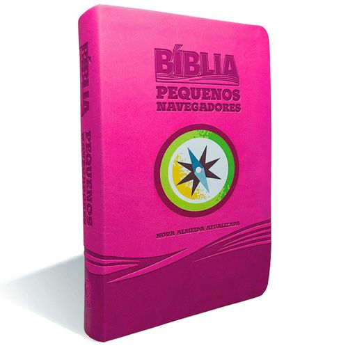Bíblia Pequenos Navegadores Luxo Rosa