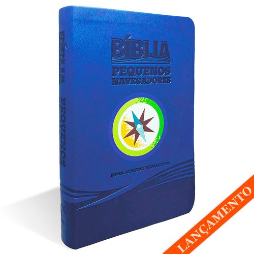 Bíblia Pequenos Navegadores Luxo Azul