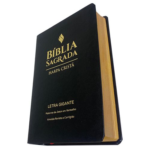 Bíblia Grande Harpa Cristã Econômica Letra Gigante Preta