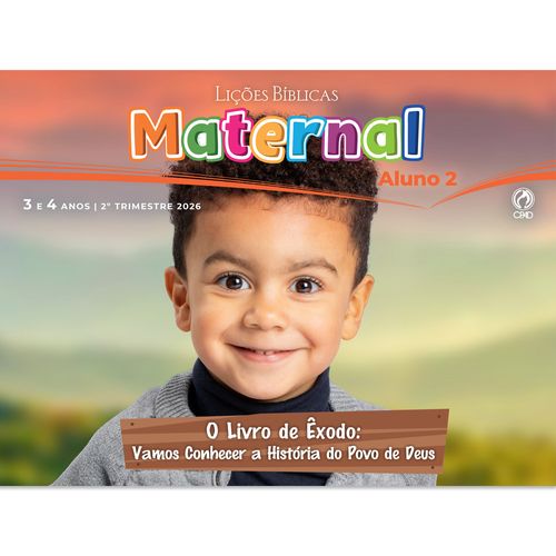 Lições Bíblicas Maternal Aluno 2º Tr. 2026