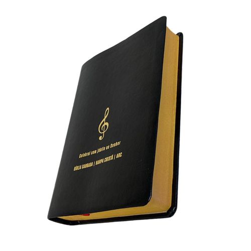 Bíblia Grande Harpa Cristã Econômica Letra Grande Preta (Música)