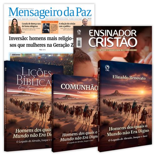 Kit do Professor de Adultos Capa Dura - Fevereiro