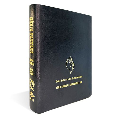 Bíblia Grande Harpa Cristã Econômica Letra Grande Preta (Pentecostes)