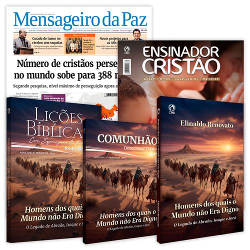 Kit do Professor de Adultos Capa Dura - Março