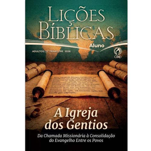 Lições Bíblicas Adultos Aluno 3º Tr. 2026