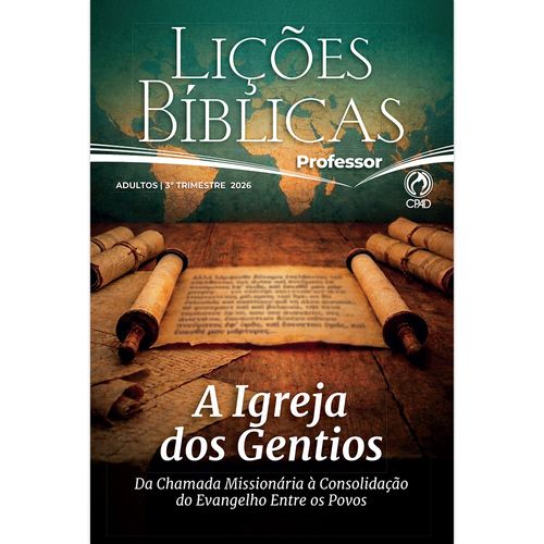 Lições Bíblicas Adultos Professor 3º Tr. 2026
