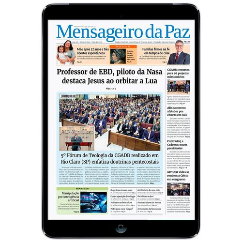 Jornal Mensageiro da Paz – Digital – Assinatura por 1 ano (12 edições)